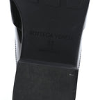 Bottega Veneta Glossy Calfskin Monsieur Loafers 37 Black