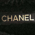 Chanel Suede Calfskin CC Loafers 39.5 Black