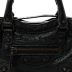 Balenciaga Agneau Arena Storico Classic Hardware Nano Le City Black