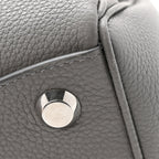 Balenciaga Grained Calfskin Small Rodeo Top Handle Handbag Grey