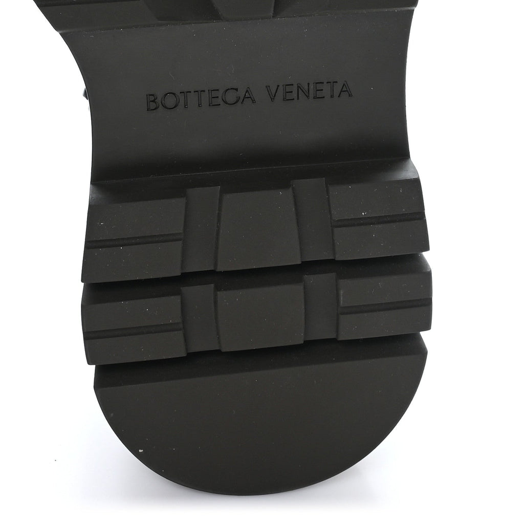 Bottega Veneta Calfskin The Tire High Boots 36 Black Camping