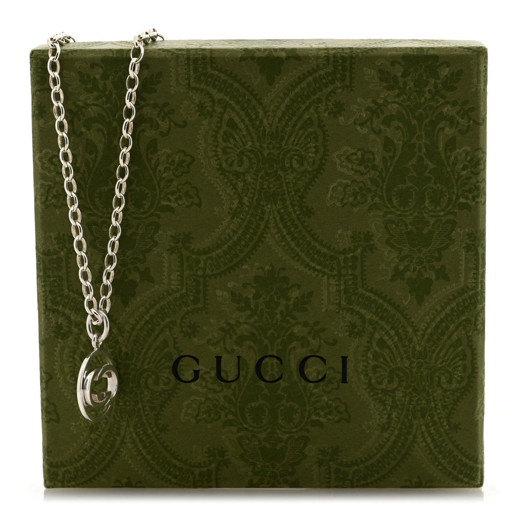 Gucci Sterling Silver Britt Necklace