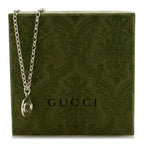 Gucci Sterling Silver Britt Necklace
