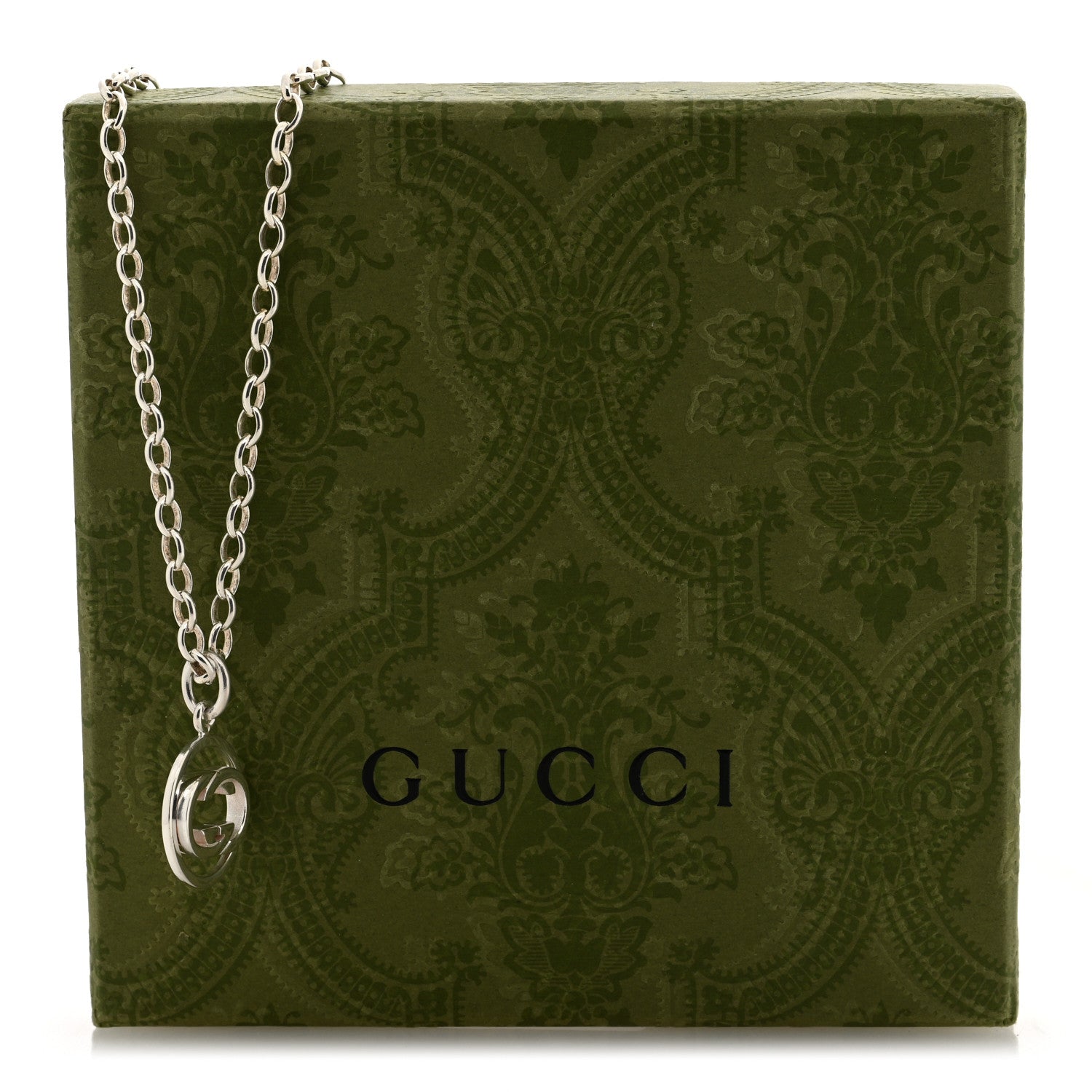 Gucci Sterling Silver Britt Necklace