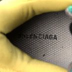 Balenciaga Fabric Mesh Womens Triple S Sneakers 40 Jaune Beige Vert Black Gris