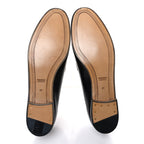 Gucci Calfskin Womens Jordaan Loafers 41 Black