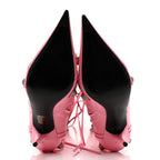 Balenciaga Agneau Arena Cagole 90mm Boots 39 Sweet Pink