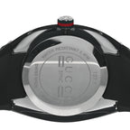 Gucci Stainless Steel Rubber 46mm Sync Web Quartz Watch Black