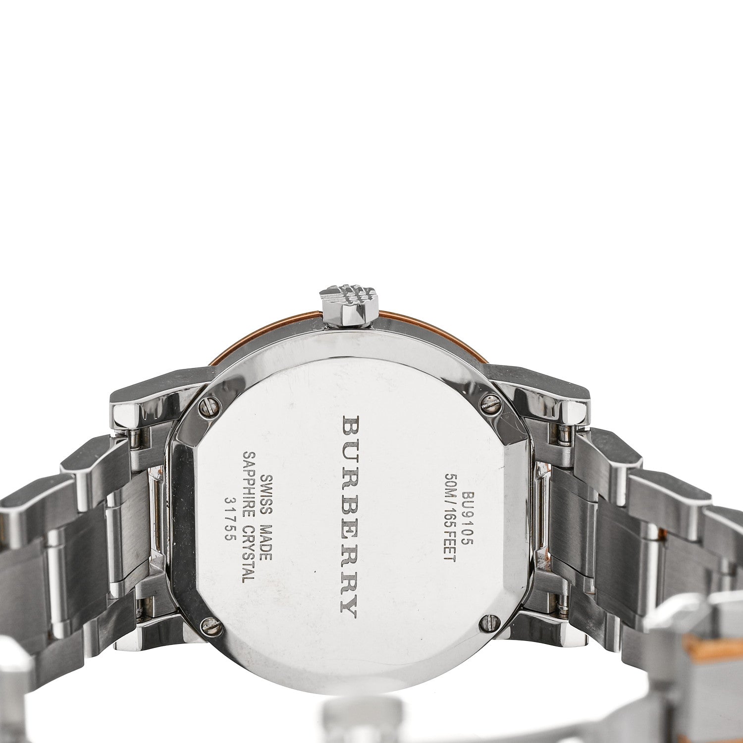Burberry Stainless Steel 34mm The City Quartz Watch BU9105