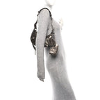 Balenciaga Metallic Agneau Arena Le Cagole Shoulder Bag XS  Dark Bronze