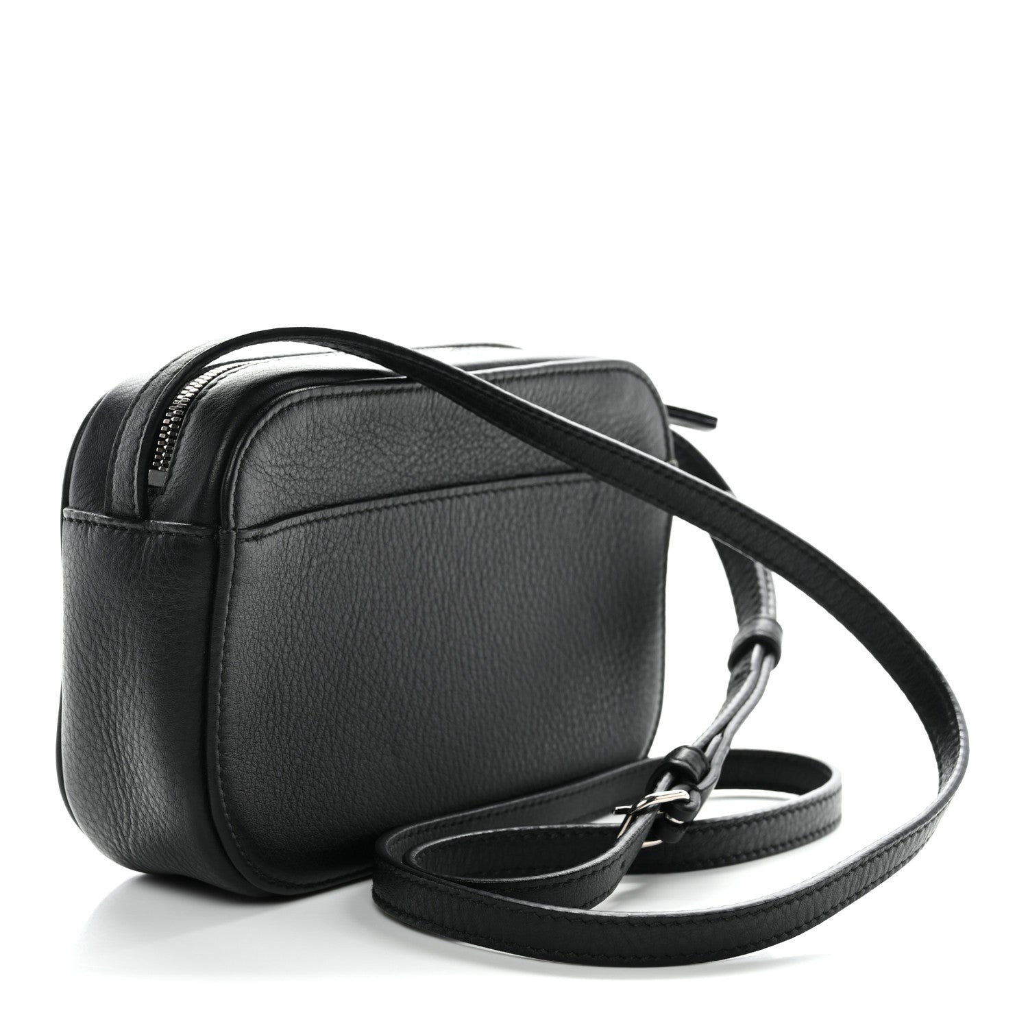 Balenciaga Calfskin I Love Techno XS Everyday Camera Bag Black