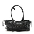 Balenciaga Agneau Arena Classic Hardware East West Le City Black