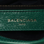 Balenciaga Agneau Classic Hardware Mini City Green
