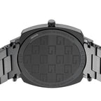 Gucci PVD Stainless Steel 38mm Grip Quartz Watch Black