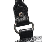 Balenciaga Agneau Arena Mini Le Cagole Duffle Crossbody Bag Black
