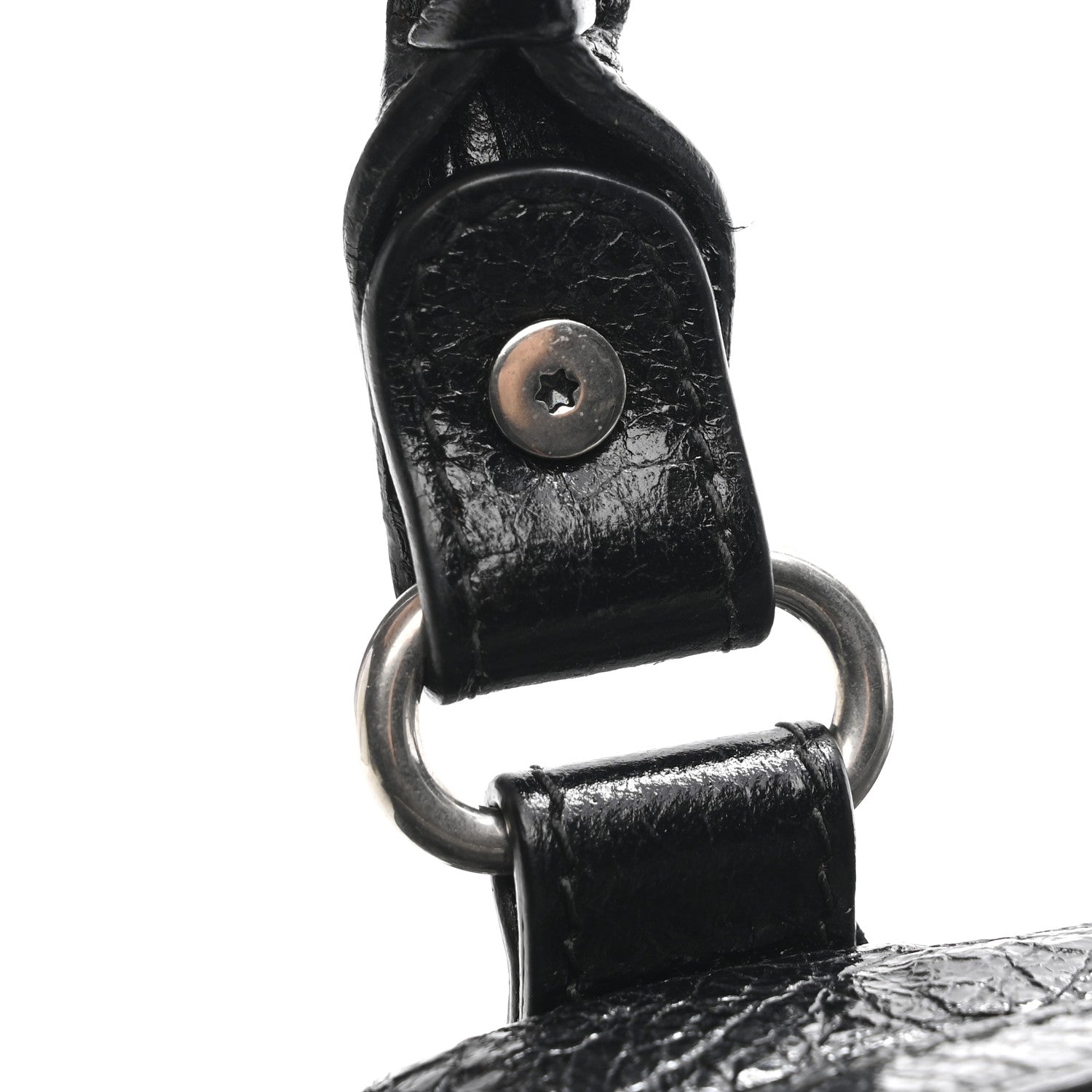 Balenciaga Agneau Arena Mini Le Cagole Duffle Crossbody Bag Black