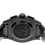 Gucci Stainless Steel 44mm Pantheon Chronograph Quartz Watch Black