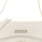 Balenciaga Box Calfskin Small XX Flap Stretch Bag White