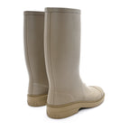 Chanel Caoutchouk CC High Boots 37 Khaki