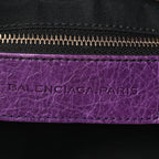 Balenciaga Agneau Classic Gold Hardware Velo Dark Violet