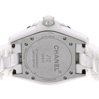 Chanel Stainless Steel Ceramic 38mm J12 Phantom Automatic Watch White