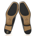 Gucci Goatskin Mens Horsebit Loafers 8.5 Black