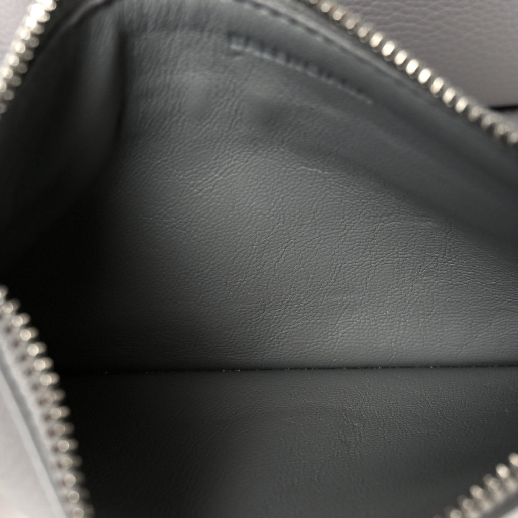 Balenciaga Calfskin Logo Embossed Small Tool 2.0 North-South Tote Balenciaga Grey