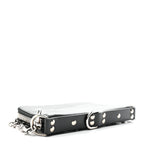 Balenciaga Calfskin Chain Cuff Wristlet Wallet Black