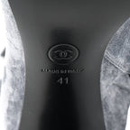 Chanel Suede High Boots 41 Grey