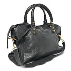 Balenciaga Agneau Giant 12 Gold Hardware City Gris Fossile