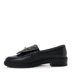 Chanel Lambskin Quilted CC Turnlock Loafers 39 Black