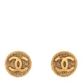 Chanel Round CC Clip On Earrings Gold