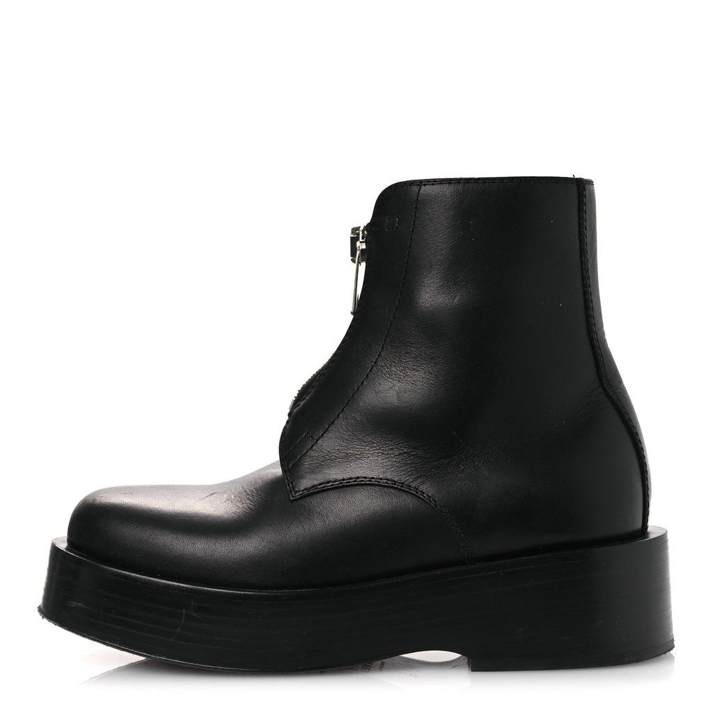 Bottega Veneta Calfskin Torino Ankle Boots 36 Black