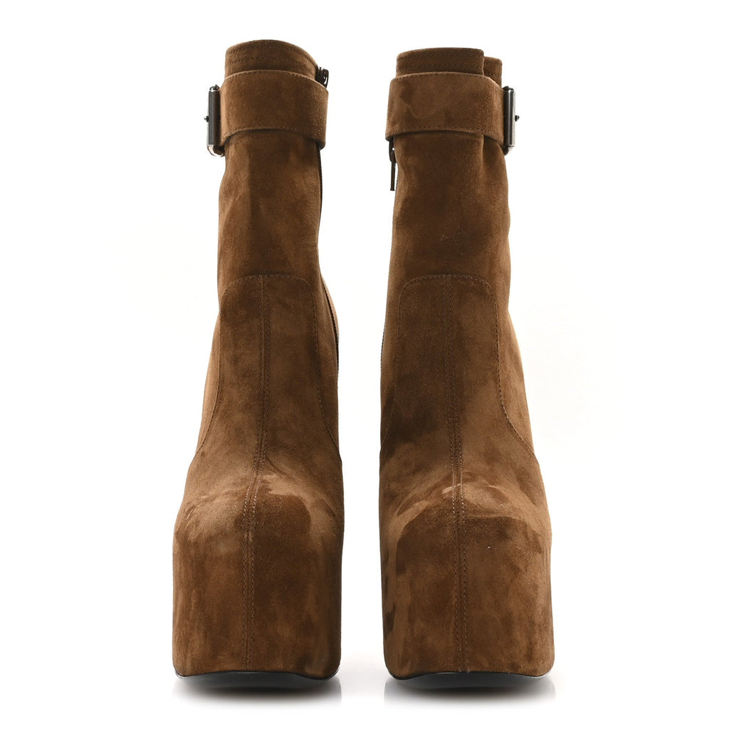 Saint Laurent Cachemire Mina 95 Boots 39 Land