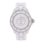 Chanel Stainless Steel Ceramic 38mm J12 Phantom Automatic Watch White