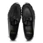 Saint Laurent Radiance Calfskin Le Loafer 15 Moccasin 37 Black