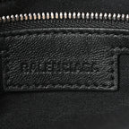 Balenciaga Agneau Arena Storico Silver Hardware Small Le City Beige