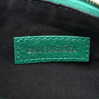 Balenciaga Agneau Arena Le Cagole Shoulder Bag XS Jade