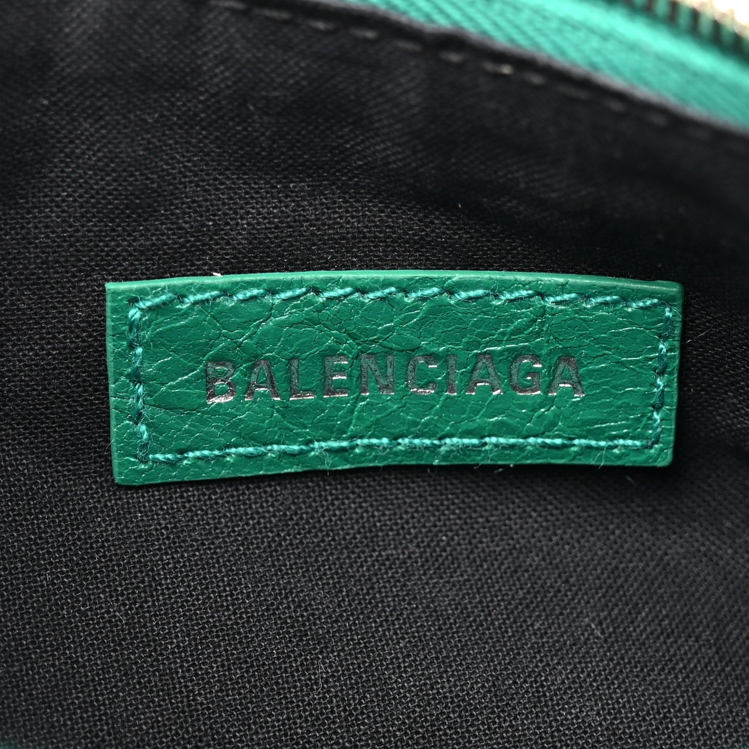 Balenciaga Agneau Arena Le Cagole Shoulder Bag XS Jade
