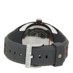 Gucci Stainless Steel Rubber 46mm Sync Web Quartz Watch Grey