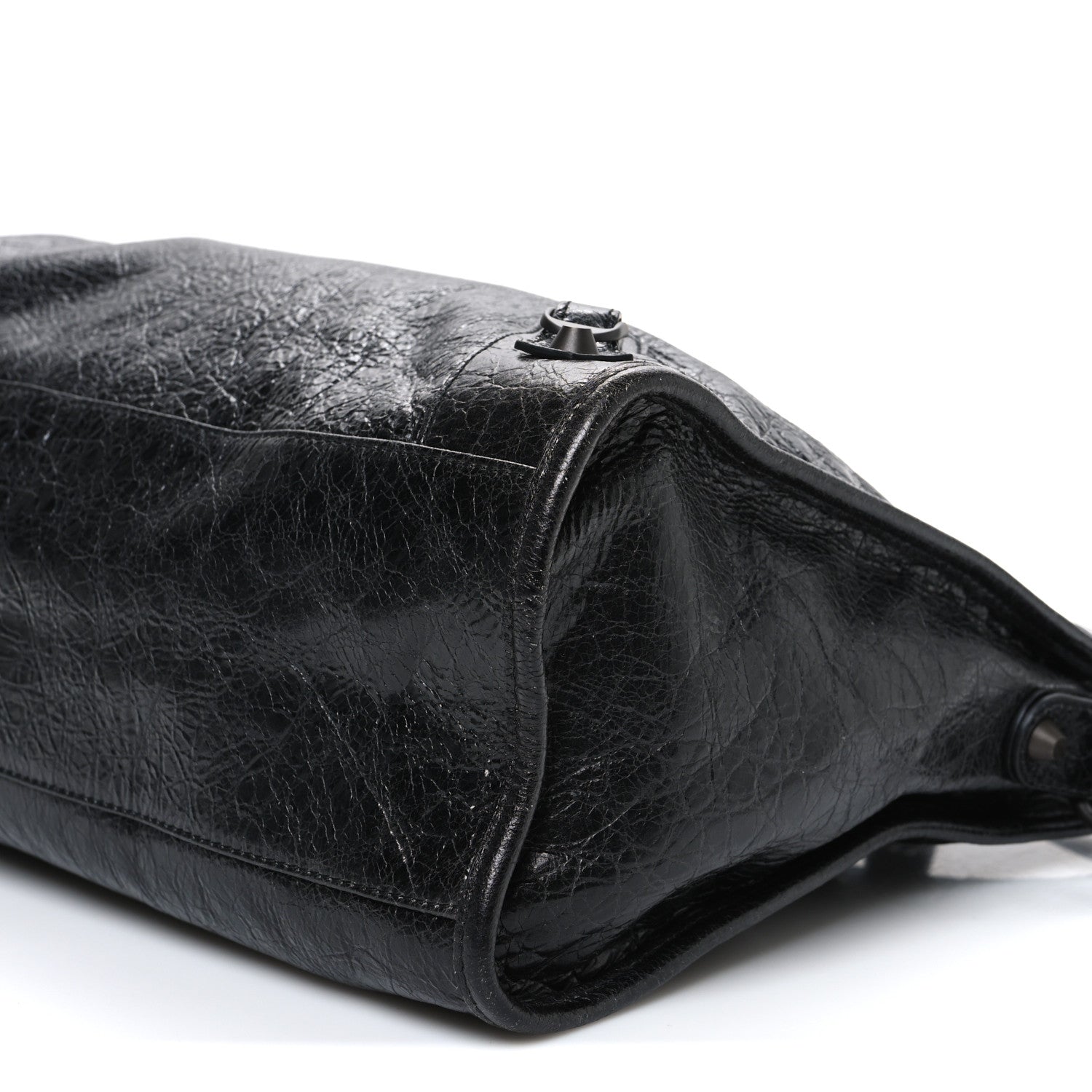 Balenciaga Agneau Arena Storico Classic Hardware Medium Le City Black