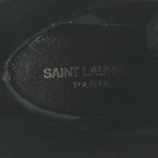 Saint Laurent Vitello Marilyn Nina 95 Knee High Boots 38 Black