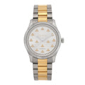 Gucci Stainless Steel 38mm G-Timeless Two Tone Bee Automatic Watch Silver