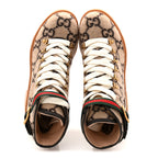 Gucci Covered Wool Big GG Monogram Womens Lace Up Combat Ankle Boots 39 Beige Ebony Cocoa