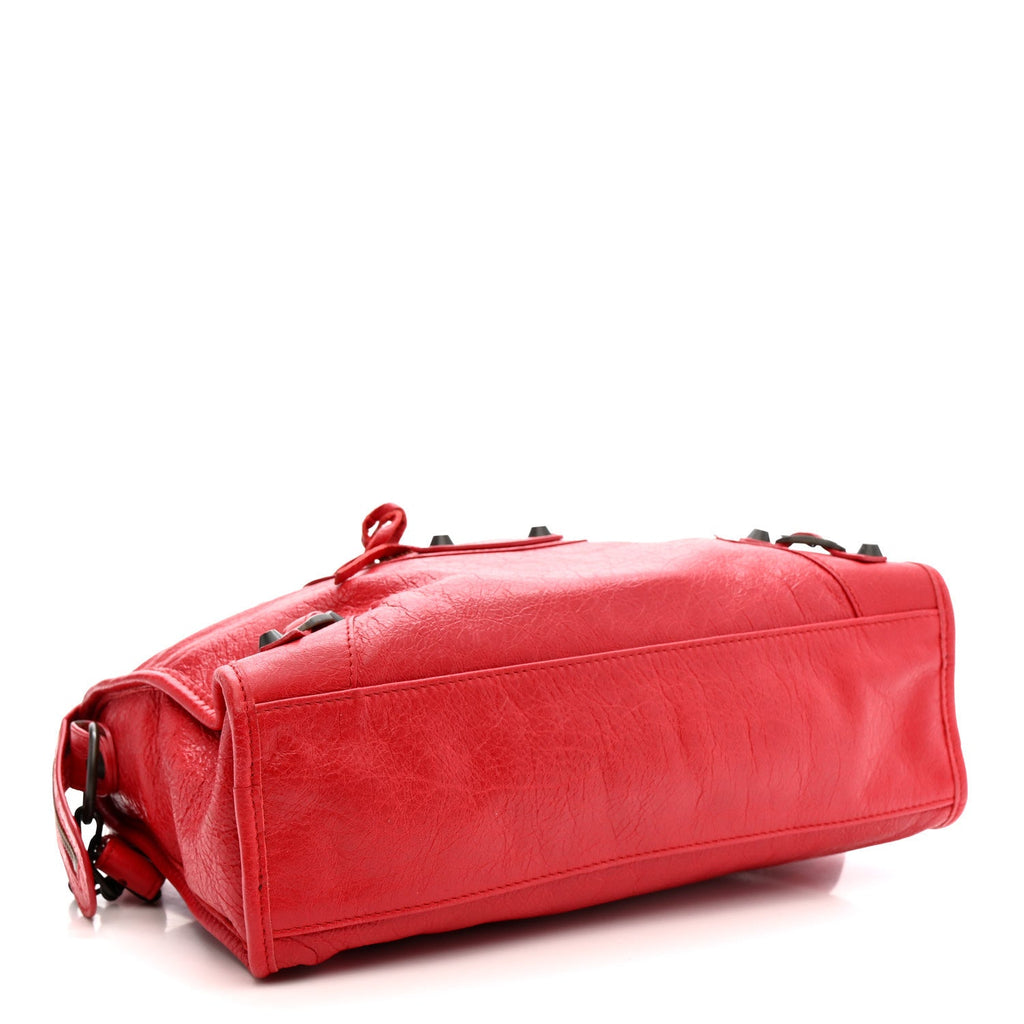 Balenciaga Agneau Classic Hardware S City Rouge Cardinal