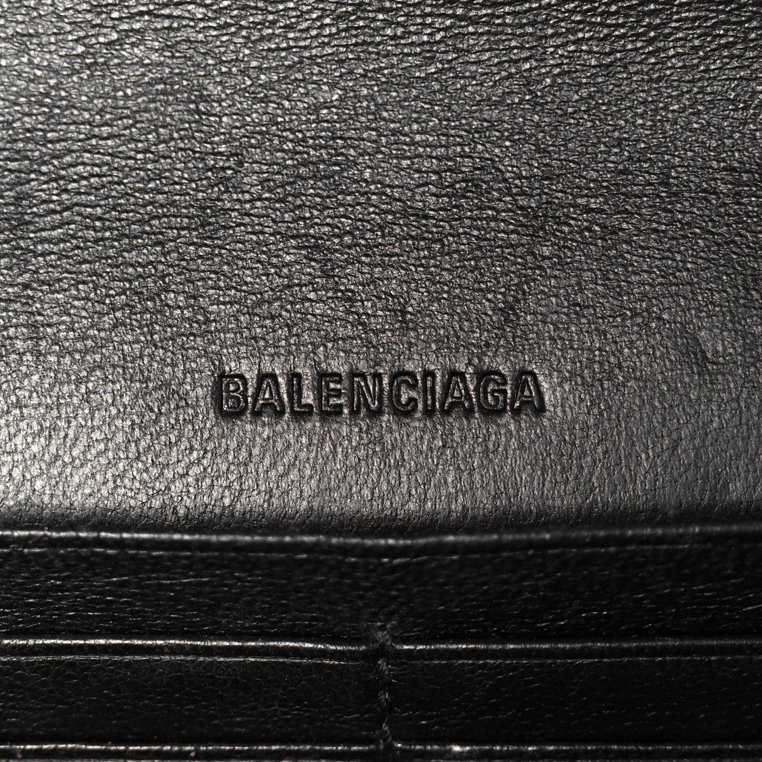 Balenciaga Metallic Extra Supple Calfskin Crocodile Embossed Gossip Wallet On Chain Silver