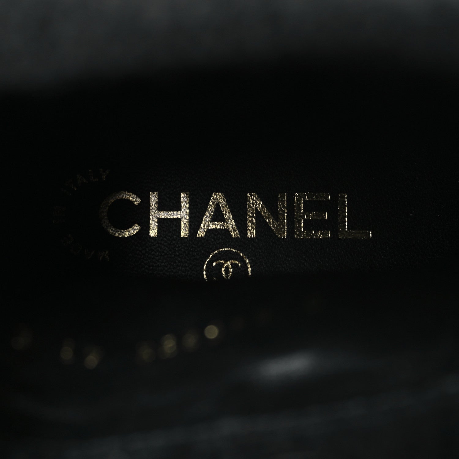 Chanel Calfskin Knit CC Short Boots 41 Black