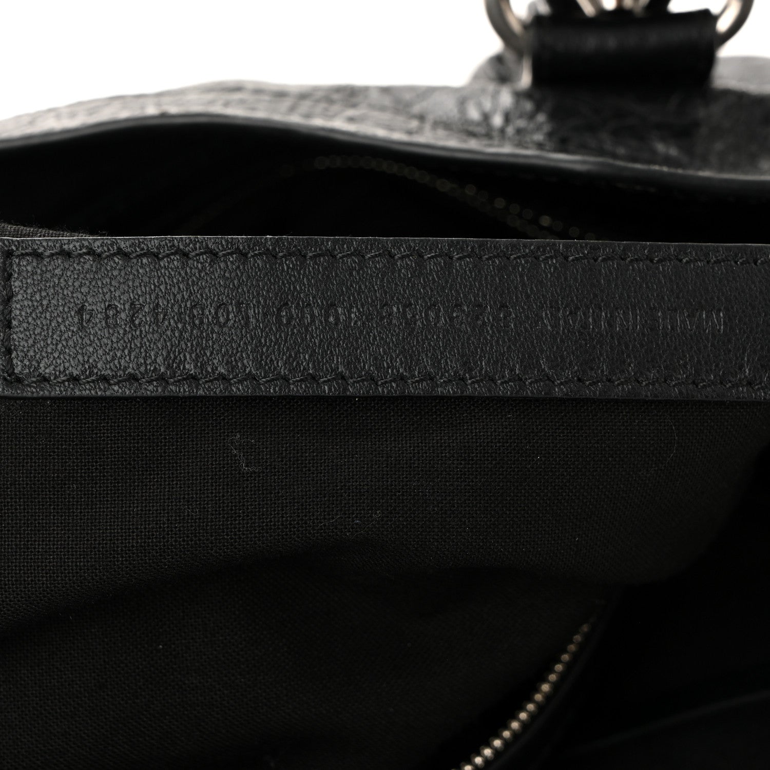 Balenciaga Agneau Classic Silver Hardware City Black