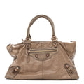 Balenciaga Agneau Giant 12 Rose Gold Hardware Work Gris Poivre