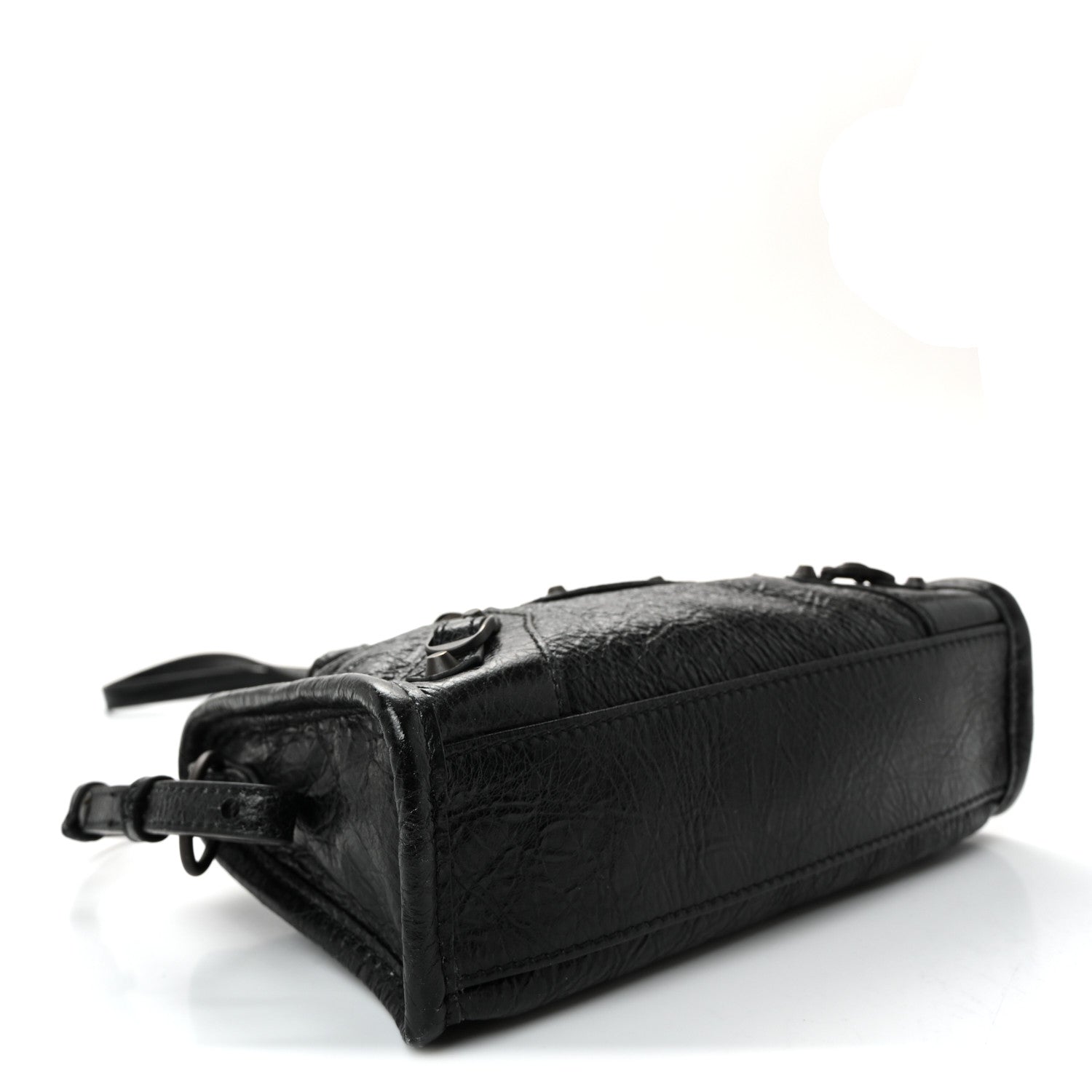 Balenciaga Agneau Arena Storico Classic Hardware Nano Le City Black